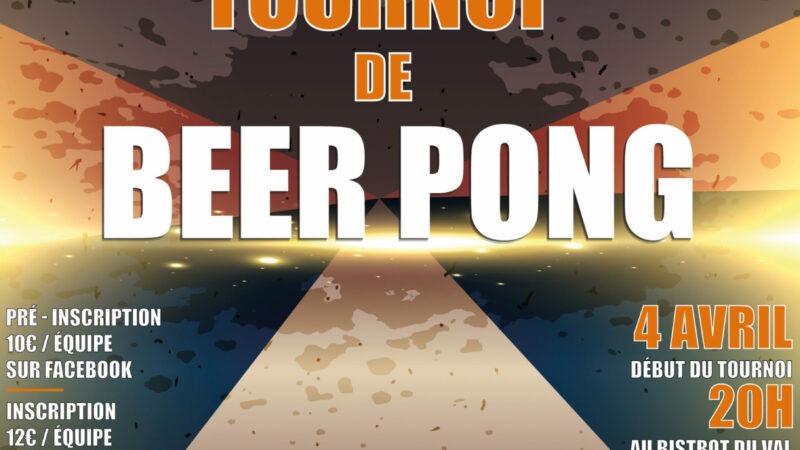 tournoi de beer pong