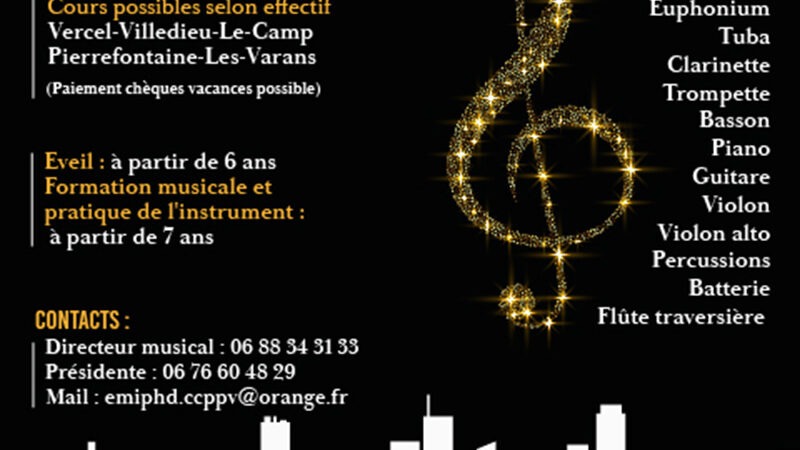 Flyer école de Musique