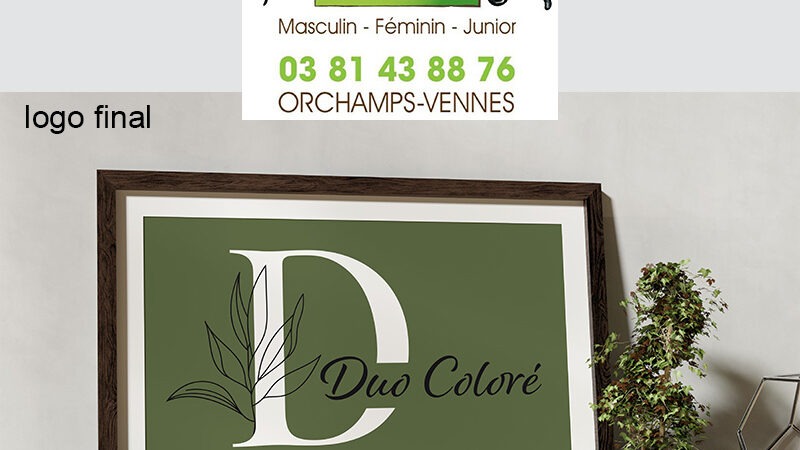 modernisation du logo du colore